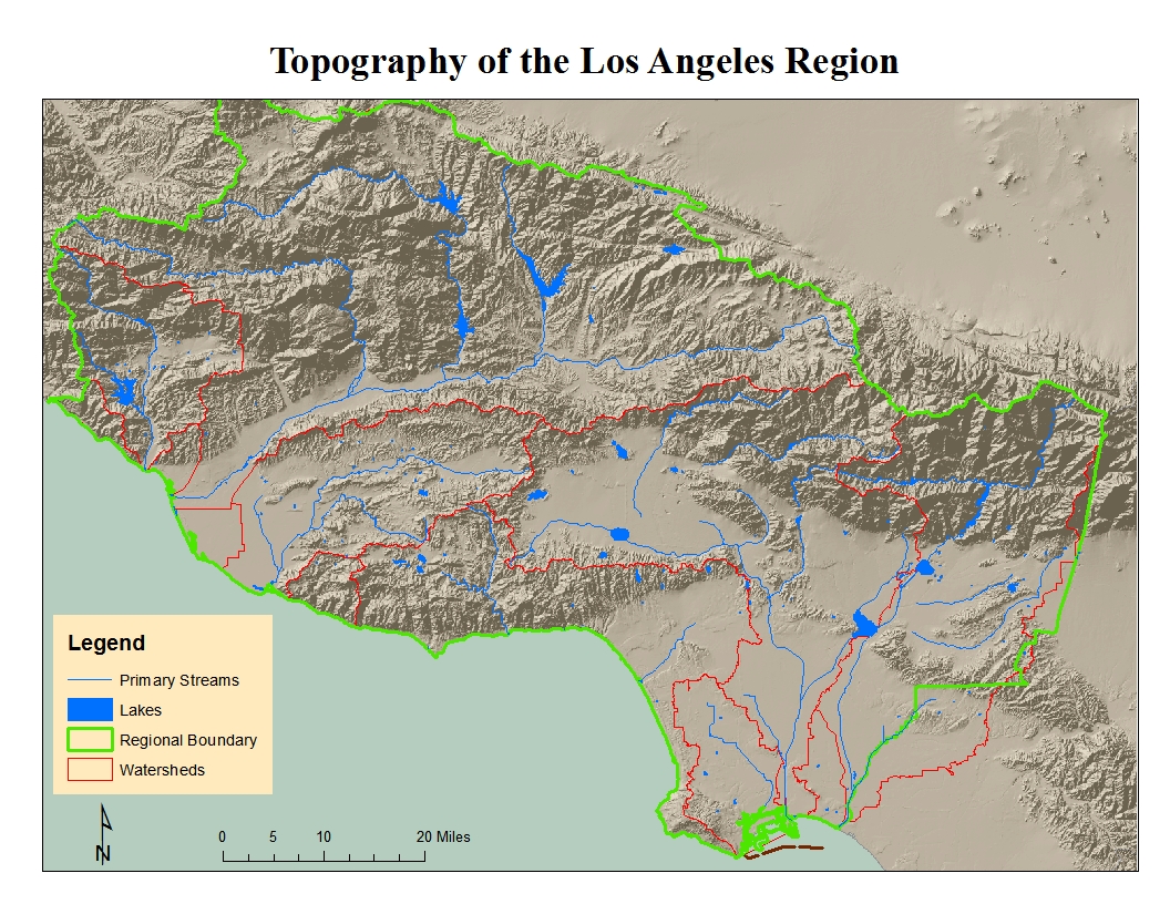 Los Angeles Topography