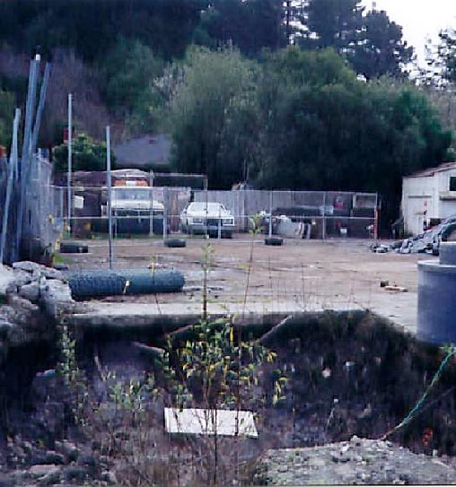 Bolinas Brownfield Site before Development