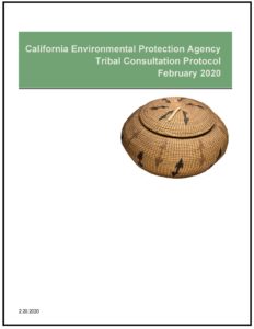 Cover of CalEPA Tribal Consultation Protocal