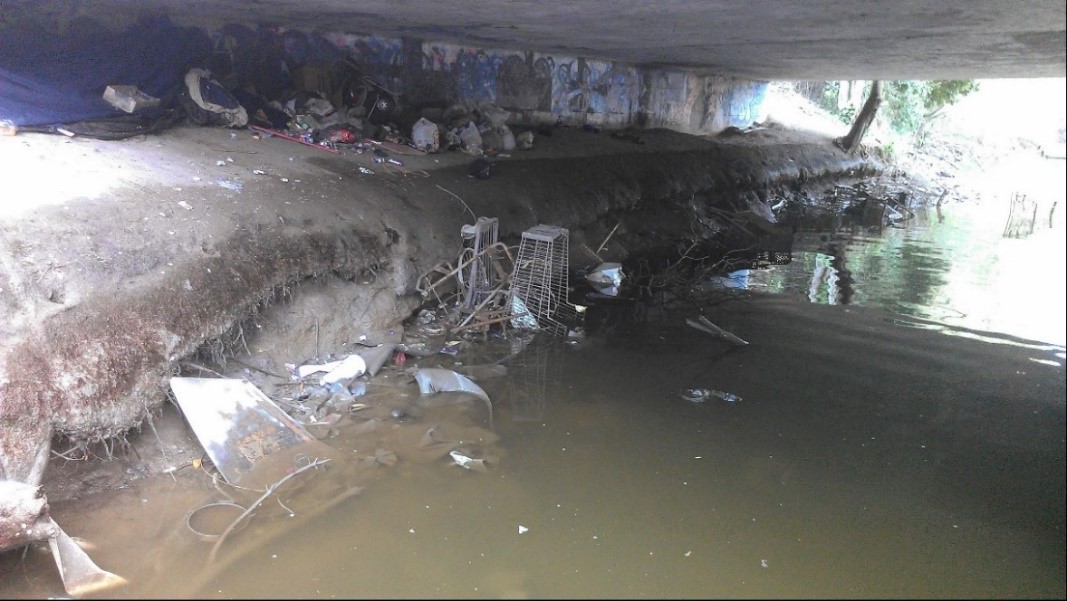 image of a homeless encampment