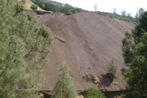 Abbott and Turkey Mine tailings before reclamation