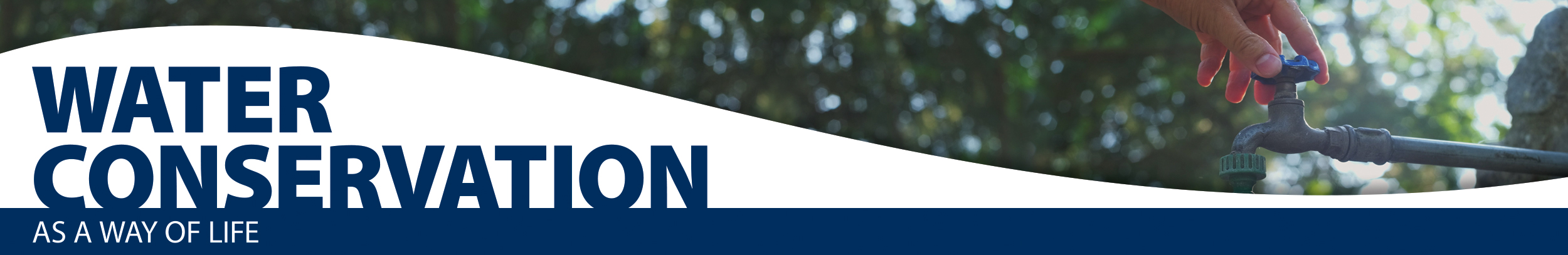 Water Conservation banner