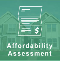 Go to the Affordability Assessment section