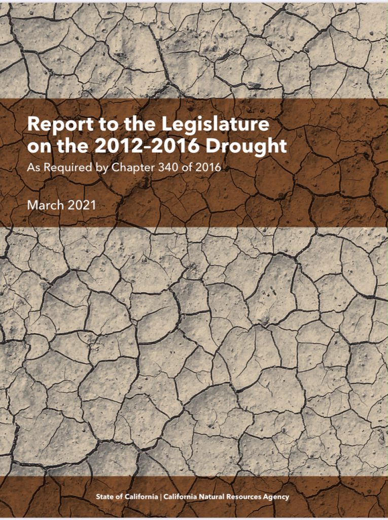 Cover of Report to the Legislature on the 2012-2016 Drought