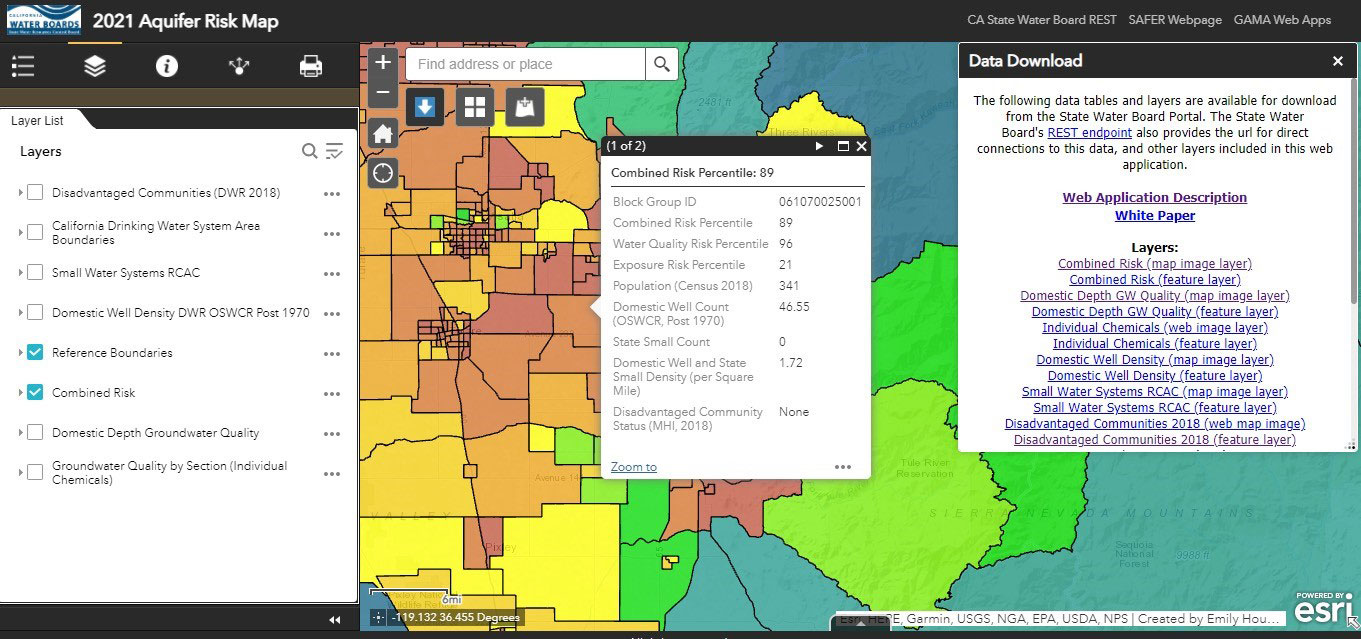 2021 Aquifer Risk Map