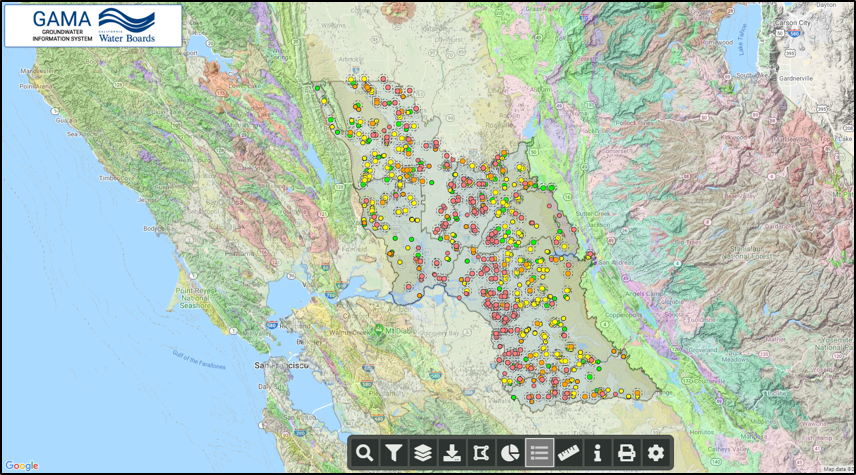 GAMA groundwater-information system