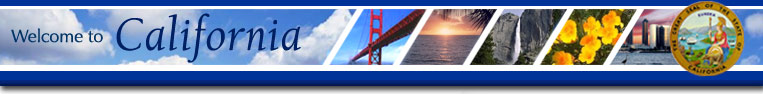 State of California Welcome Banner