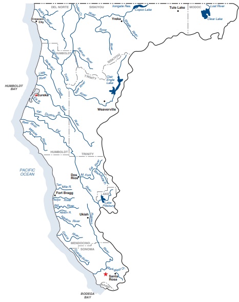 Map of CA highlighting Region 3