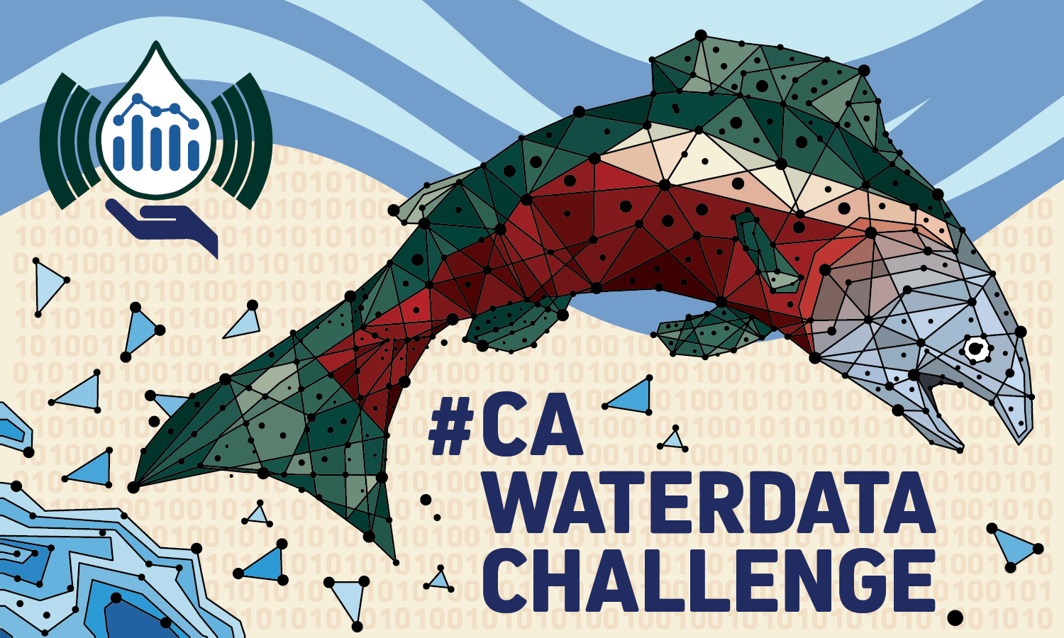 CA Data Dive Chalenge Salmon Sticker