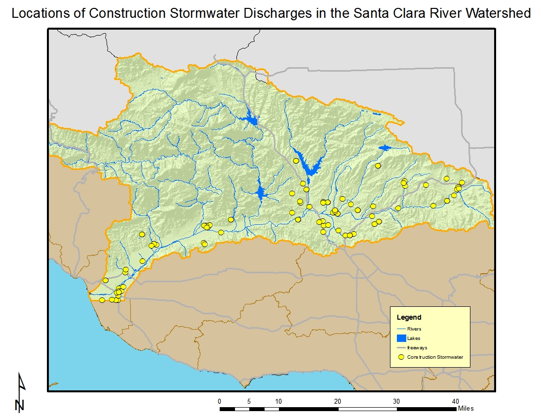 Location of Construction Stormwater Discharges