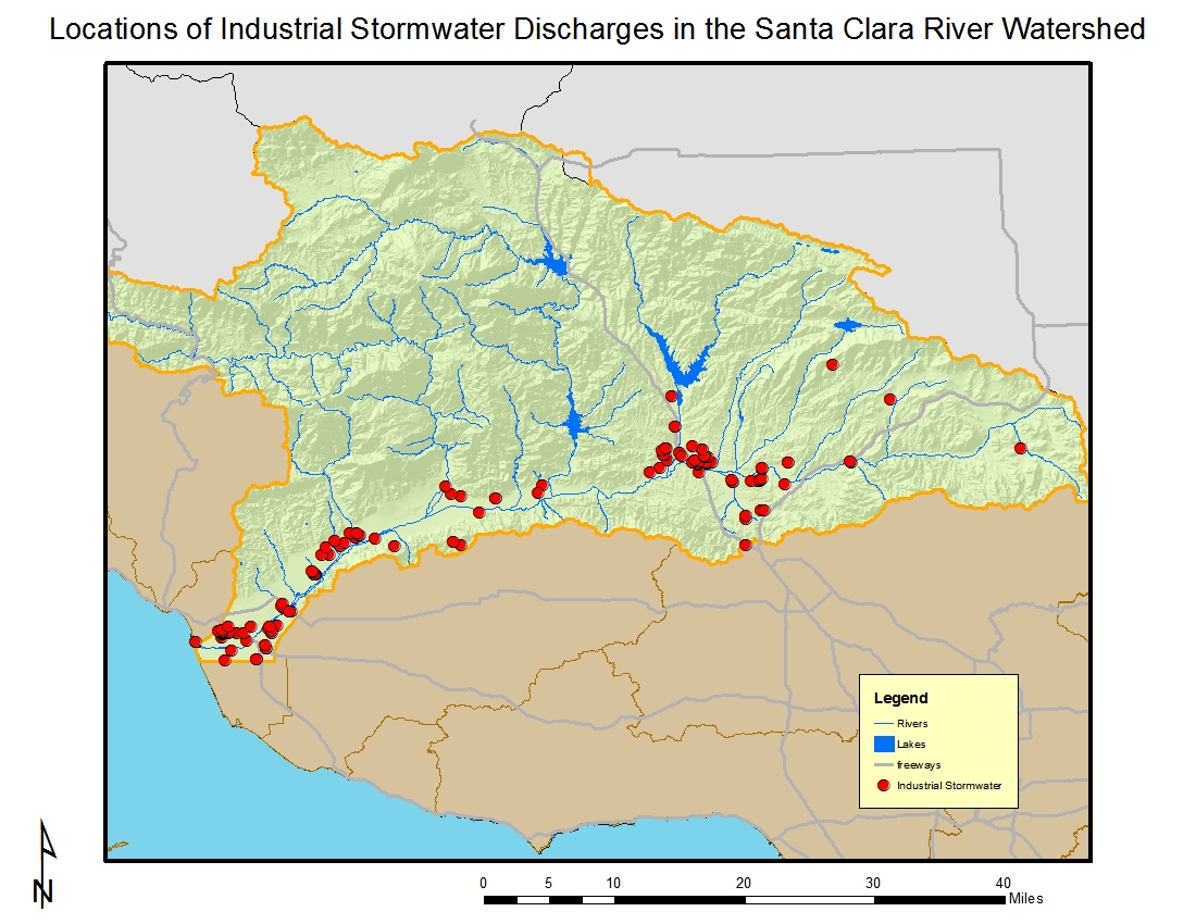Locations of Industrial Stormwater Discharges
