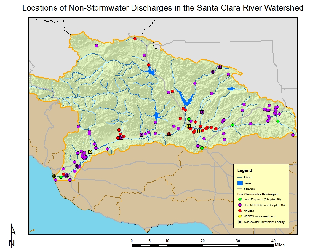 Location of Non Stormwater Discharges