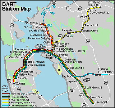 BART map