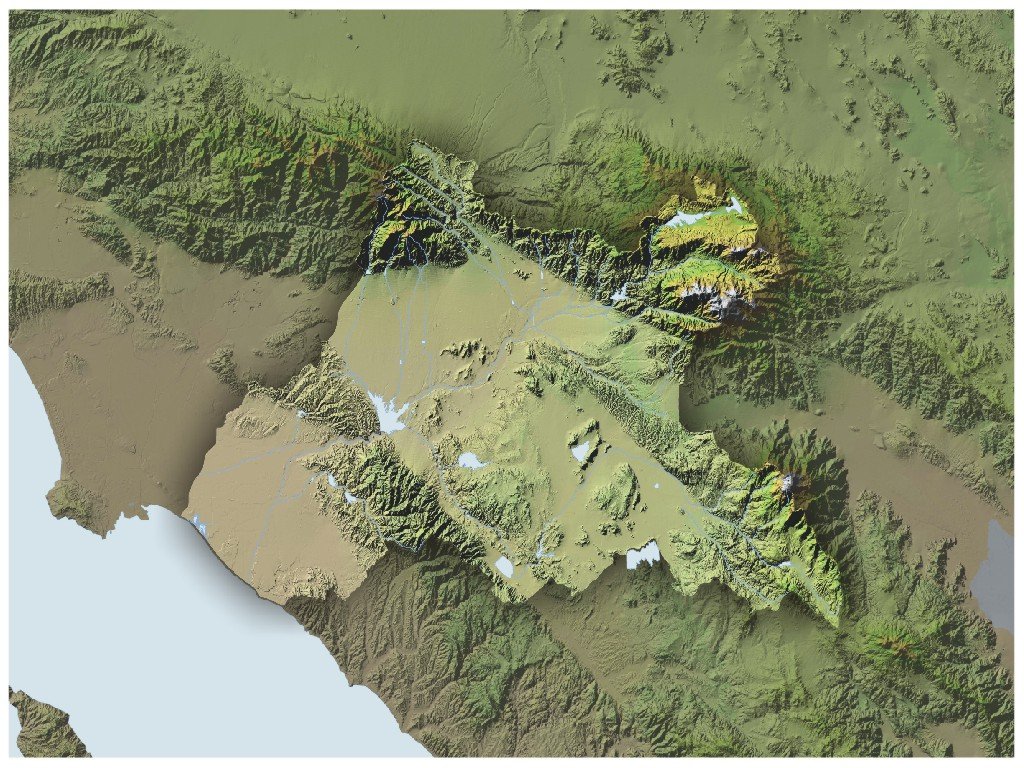 Map of Santa Ana Region