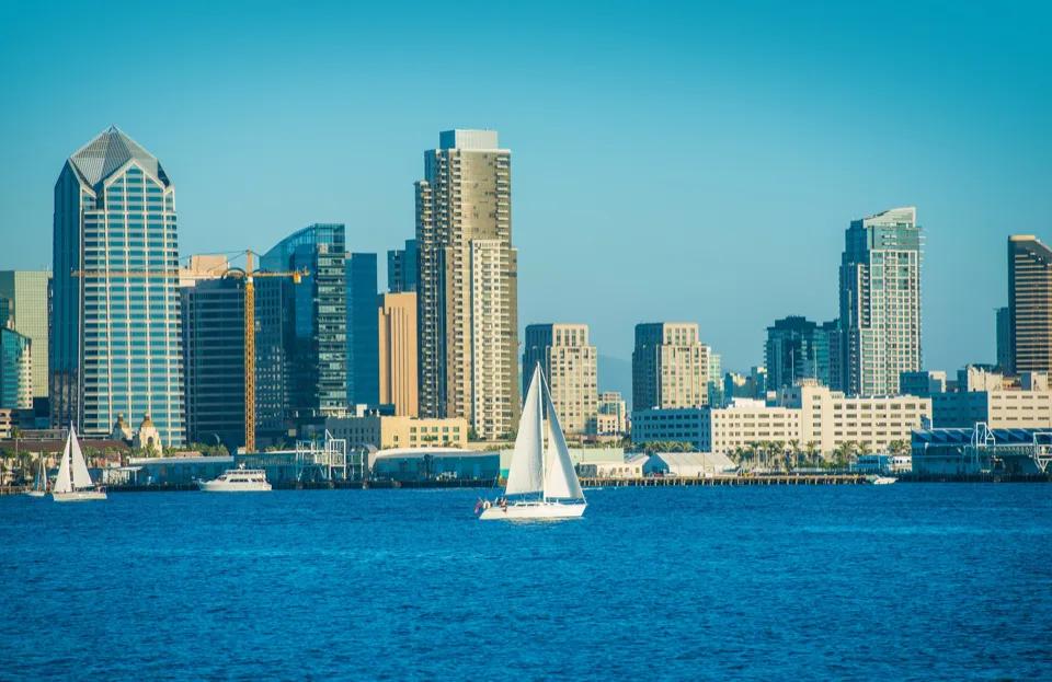 Sailboat on San Diego Bay