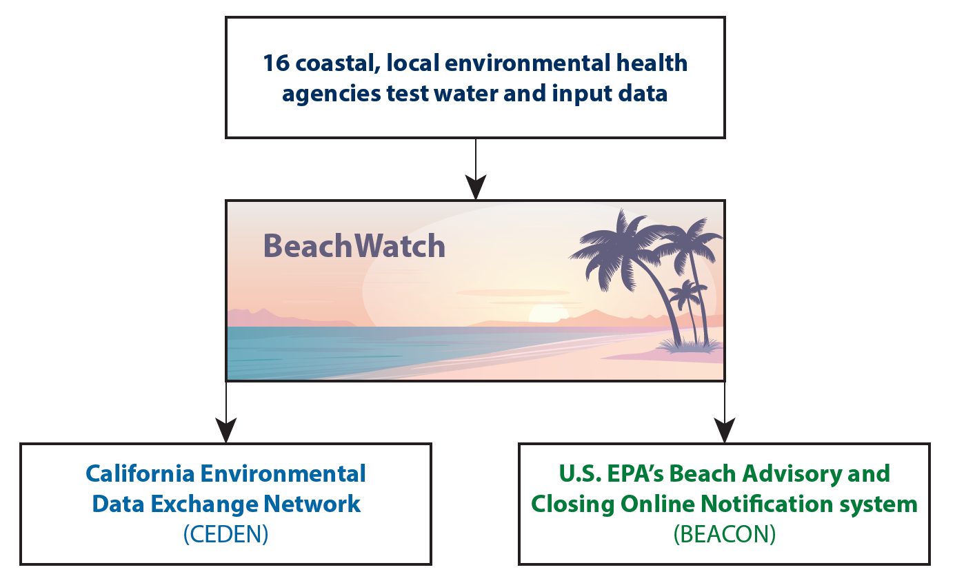 Beach Monitoring Data Path