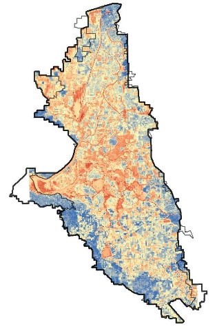 map of the delta