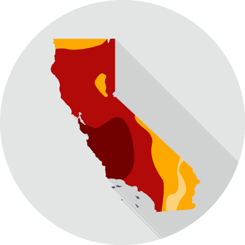 California drought icon