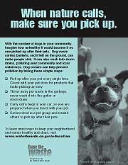 pet tip card