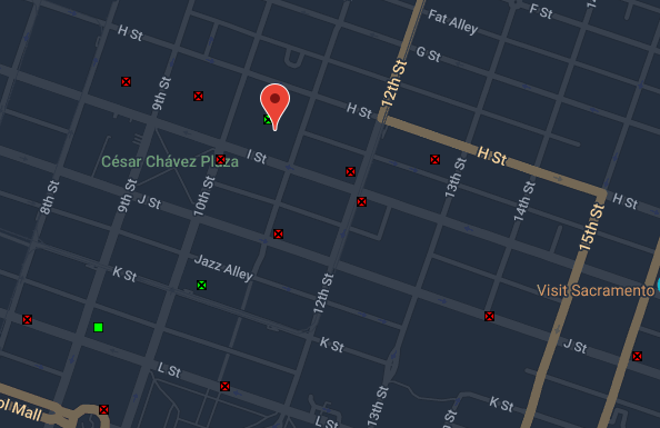 Opens the 'Geotracker' page
