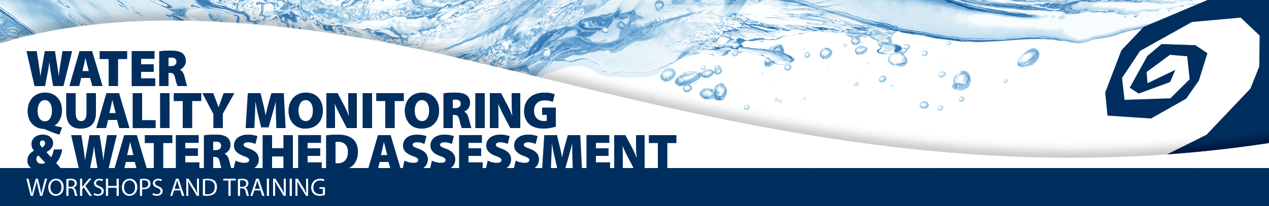 Water Quality Monitoring & Watershed Assessment Workshops & Training banner