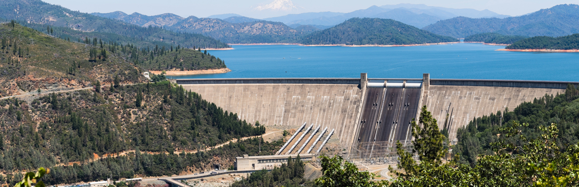 Shasta Reservoir, an example of a project that was granted an assignment of a State Filed Application pursuant to Water Code section 10500 et seq.