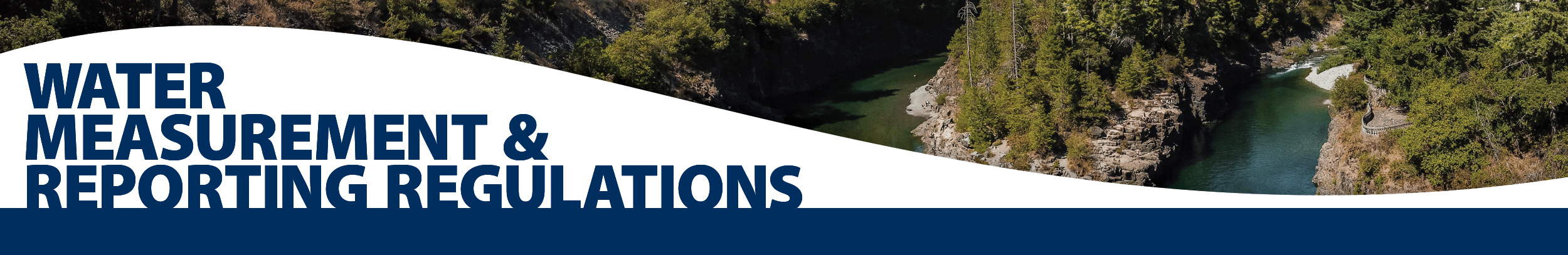 Water Measure Report Regulation