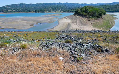 Lake Mendocino on April 20, 2021