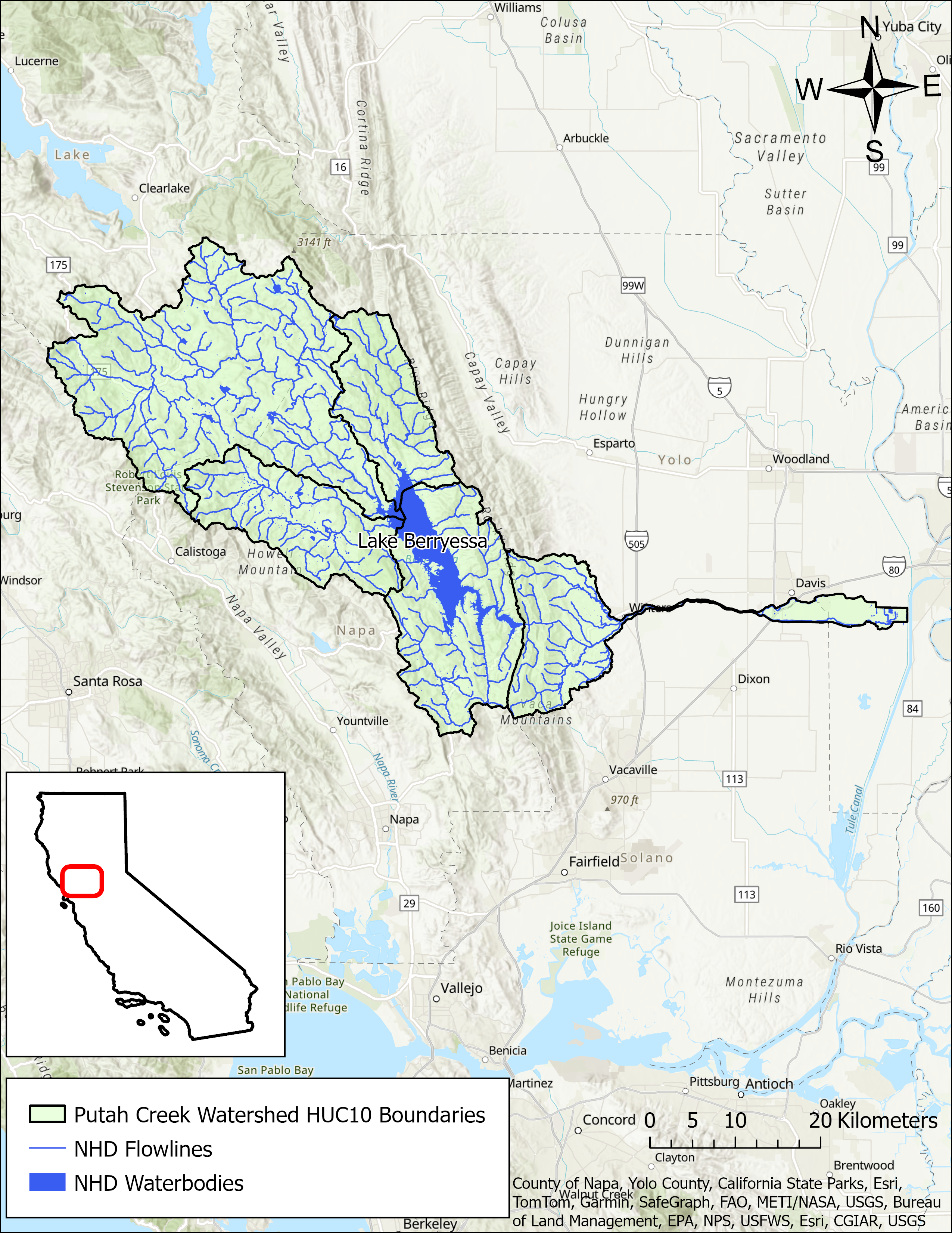 Putah Creek Watershed